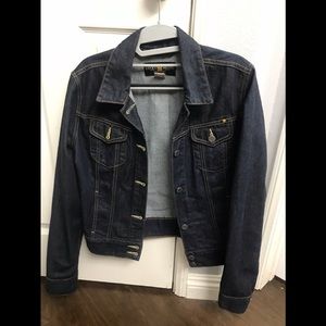 Lucky Brand denim jacket, gently pre-worn. Size M